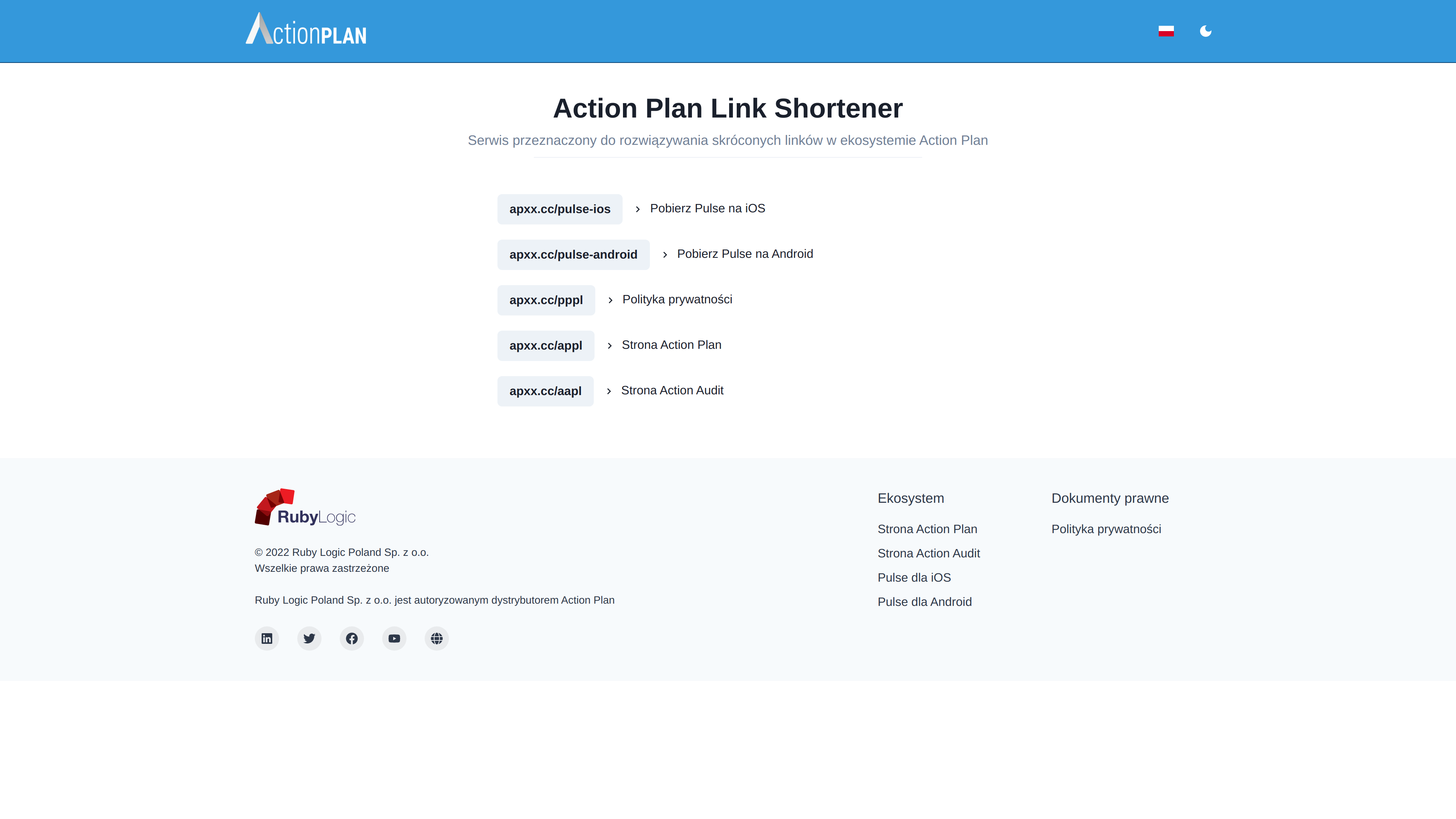 apxx.cc, Shortened links in the Action Plan ecosystem